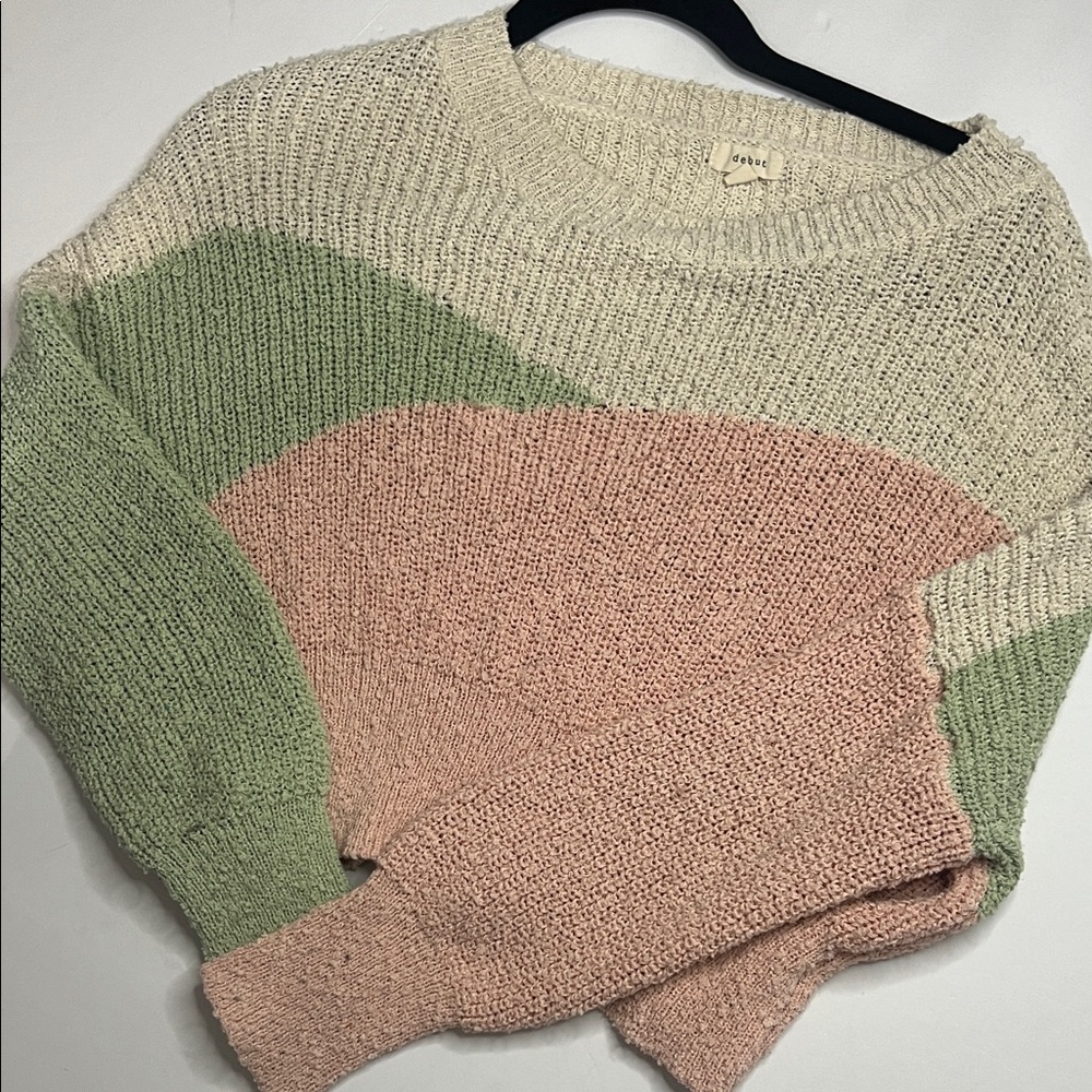 Women's Debut Pastel Sweater XS - Picture 3 of 10